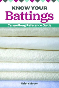 Title: Know Your Battings: Carry-along Reference Guide for Quilters and Sewers, Author: Krista Moser