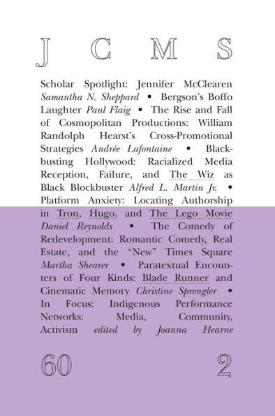 Journal of Cinema and Media Studies, vol. 60, no. 2