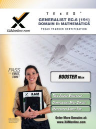 Title: TExES Generalist EC-6 191 Mathematics BOOST Edition, Author: Sharon A Wynne