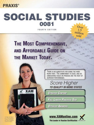praxis certification prep studies teacher study test social guide books