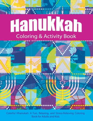 Hanukkah Coloring Amp Activity Book Colorful Chanukah A Fun