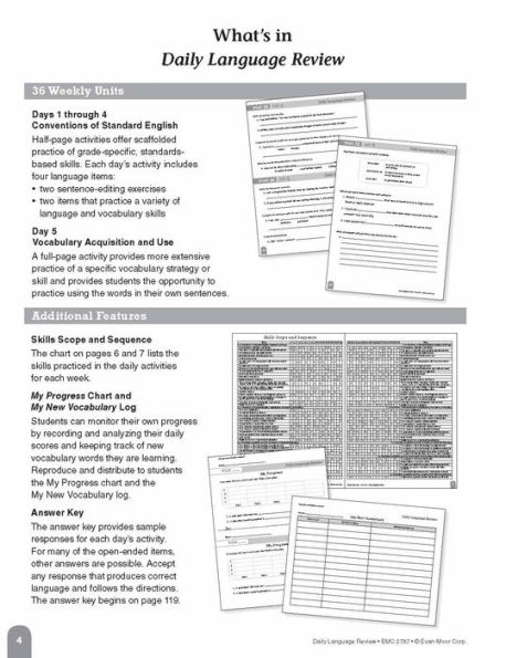 Daily Language Review, Grade 7