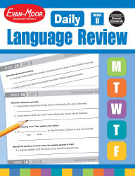 Title: Daily Language Review, Grade 8 Teacher Edition, Author: Evan-Moor Educational Publishers