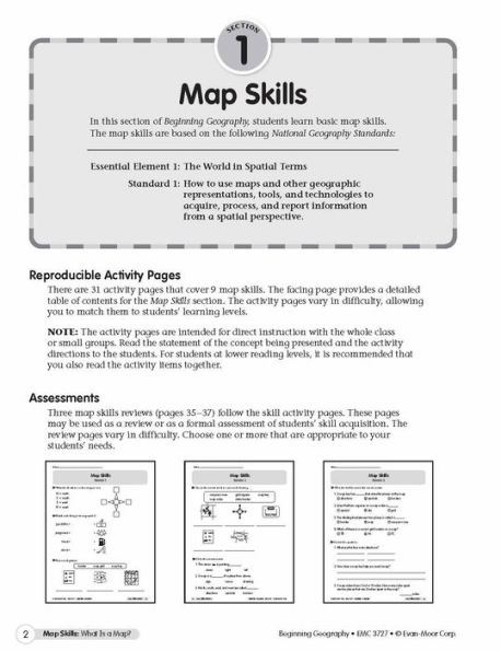 Beginning Geography, Kindergarten - Grade 2 Teacher Resource