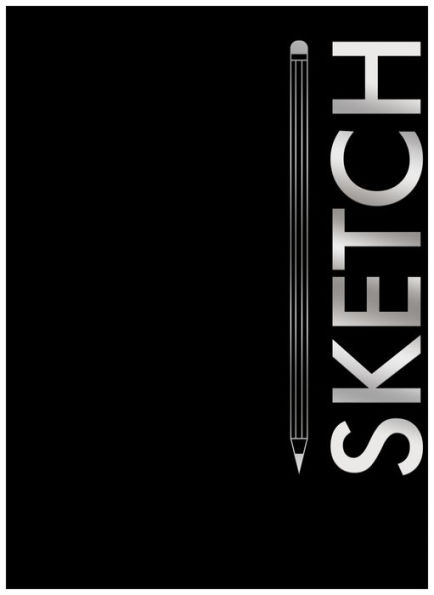 Sketchbook - Large - Black-Pencil Sketch