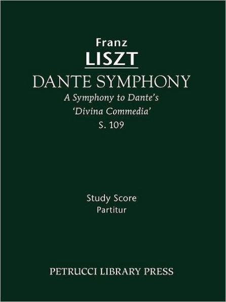 Dante Symphony, S.109: Study score
