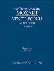 Title: Venite populi, K.260/248a: Study score, Author: Wolfgang Amadeus Mozart