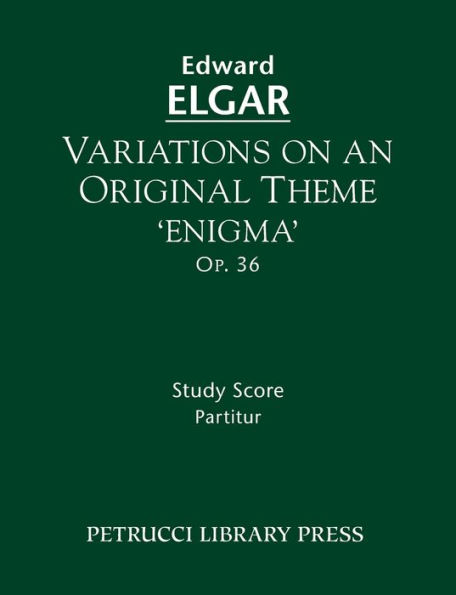Variations on an Original Theme 'Enigma', Op.36: Study score