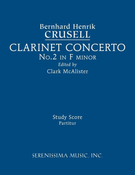 Clarinet Concerto No.2, Op.5: Study score