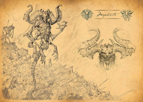 Diablo III: Hardcover Blank Sketchbook