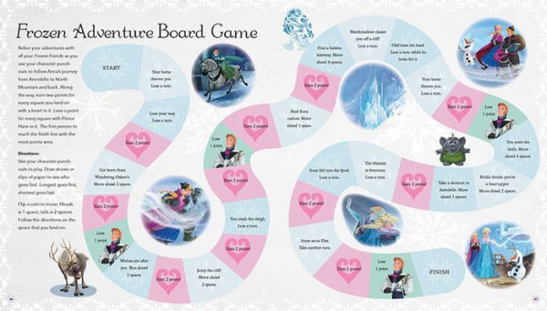 Disney Frozen: Elsa and Anna's Guide to Arendelle: An Explore-and-Create Activity Book and Play Set