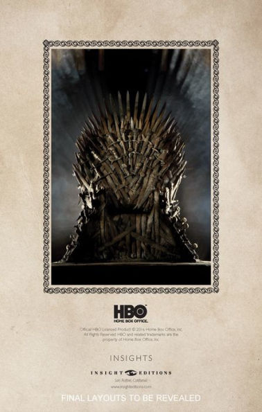 Game of Thrones: Iron Throne Hardcover Ruled Journal