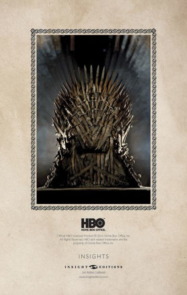 Game of Thrones: Iron Throne Hardcover Ruled Journal