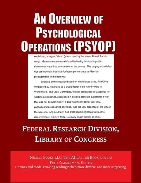 Analysis of Psychological Operations (PSYOP)