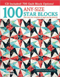 Title: 100 Any-Size Star Blocks (with CD), Author: Leisure Arts