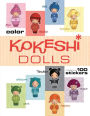 Kokeshi Dolls Coloring Book