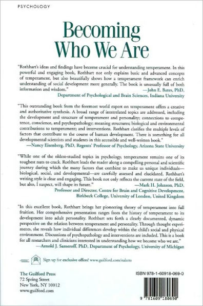 Becoming Who We Are: Temperament and Personality in Development