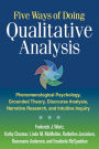 Five Ways of Doing Qualitative Analysis: Phenomenological Psychology, Grounded Theory, Discourse Analysis, Narrative Research, and Intuitive Inquiry