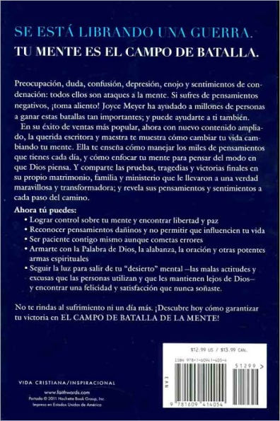 El campo de batalla de la mente: Cómo ganar la batalla en tu mente (Battlefield of the Mind)