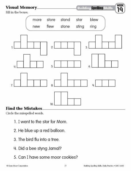 Building Spelling Skills, Grade 2 - Student Workbook