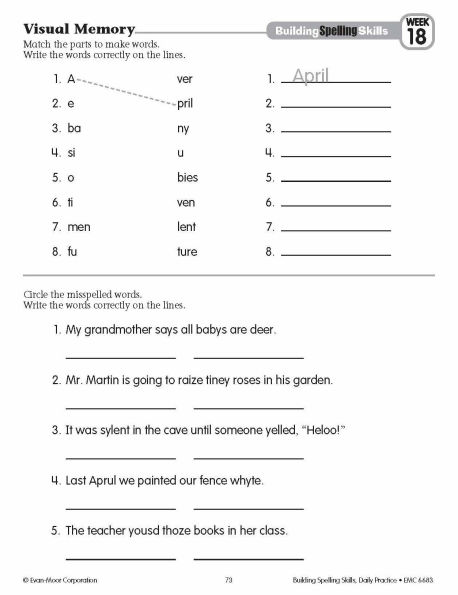 Building Spelling Skills, Grade 3 - Student Workbook