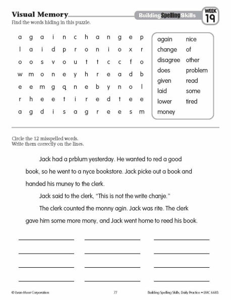 Building Spelling Skills, Grade 3 - Student Workbook