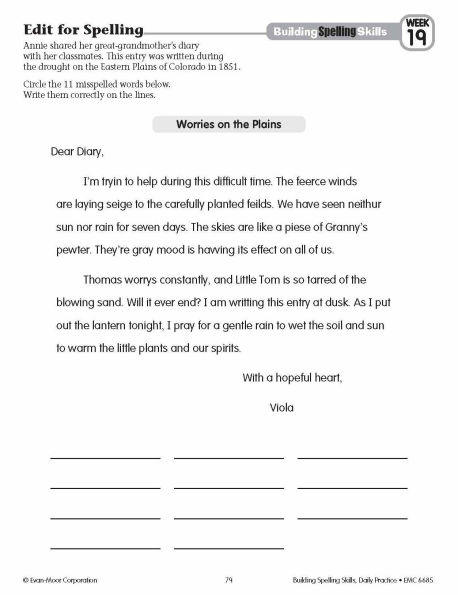 Building Spelling Skills, Grade 5 - Student Workbook