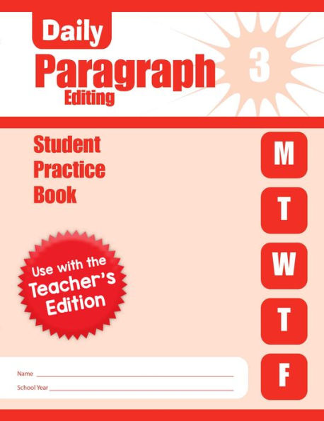 Daily Paragraph Editing, Grade 3 Student Edition Workbook