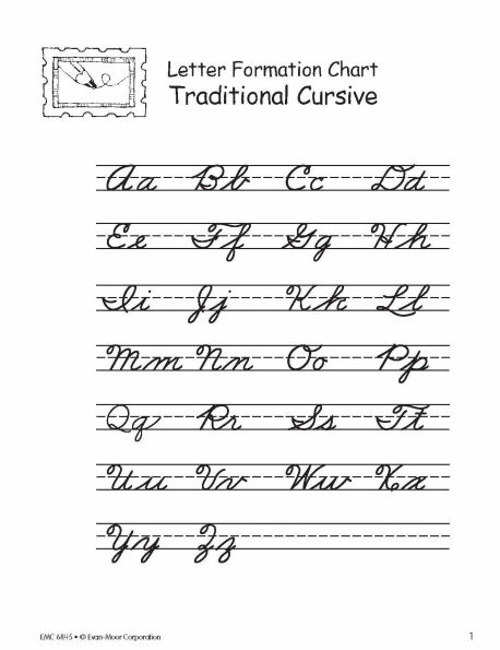 Daily Handwriting Practice: Traditional Cursive, Grades K-6 - Student Workbook