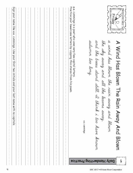 Daily Handwriting Practice: Contemporary Cursive, Grades K-6 - Student Workbook