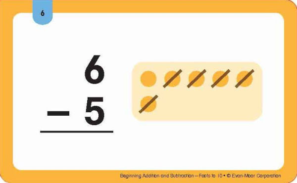 Flashcards: Beginning Addition and Subtraction Facts to 10