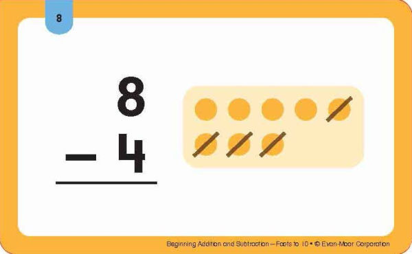 Flashcards: Beginning Addition and Subtraction Facts to 10
