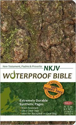 Waterproof Bible - NKJV - New Testament Ps and Pr - Bark/Camo