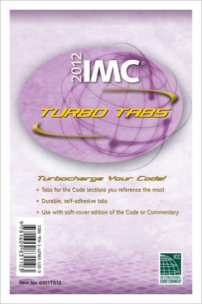 2012 International Mechanical Code Turbo Tabs for Loose Leaf Edition