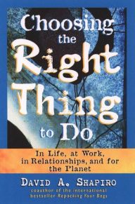 Title: Choosing the Right Thing to Do: In Life, at Work, in Relationships, and for the Planet, Author: David A. Shapiro