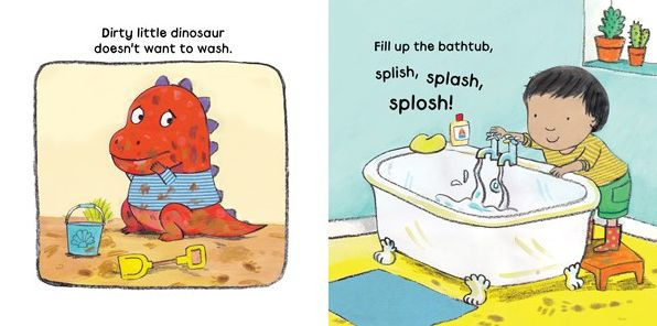 How to Bathe Your Little Dinosaur