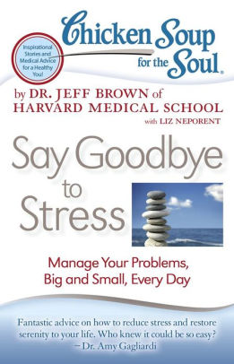 Title: Chicken Soup for the Soul: Say Goodbye to Stress: Manage Your Problems, Big and Small, Every Day, Author: Dr. Jeff Brown