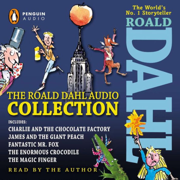 The Roald Dahl Audio Collection: Includes Charlie and Chocolate Factory, James Giant Peach, Fantastic Mr. Fox, Enormous Crocodile & Magic Finger