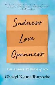 Title: Sadness, Love, Openness: The Buddhist Path of Joy, Author: Chokyi Nyima Rinpoche