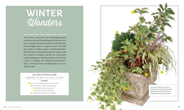 Container Theme Gardens: 42 Combinations, Each Using 5 Perfectly Matched Plants