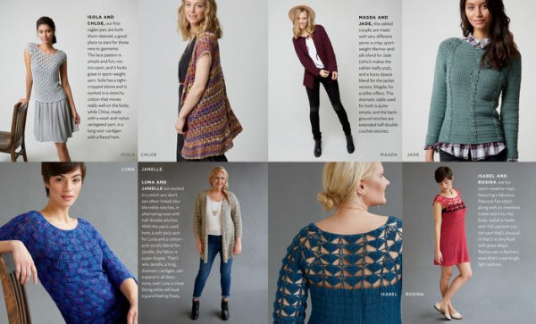 Top-Down Crochet Sweaters: Fabulous Patterns with Perfect Fit