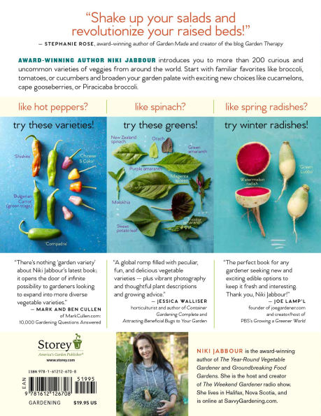 Niki Jabbour's Veggie Garden Remix: 224 New Plants to Shake Up Your and Add Variety, Flavor, Fun