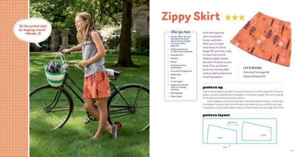 Sewing School Fashion Design: Make Your Own Wardrobe with Mix-and-Match Projects Including Tops, Skirts & Shorts