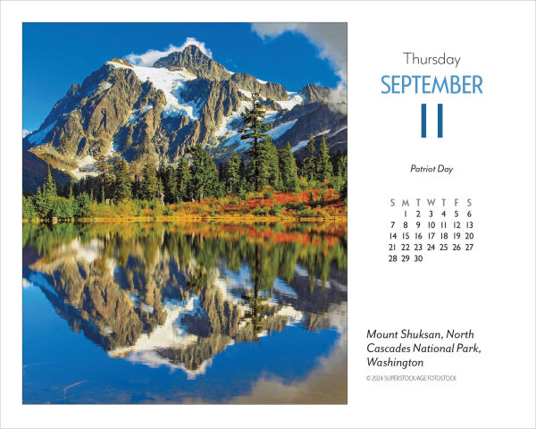 2025 America's National Parks Desk Calendar