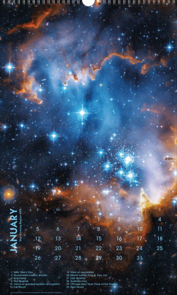 2025 Deep Space Big Picture Calendar