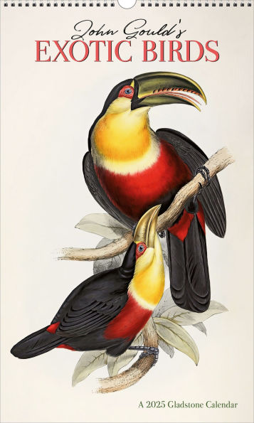 2025 Gould's Exotic Birds Big Picture Calendar