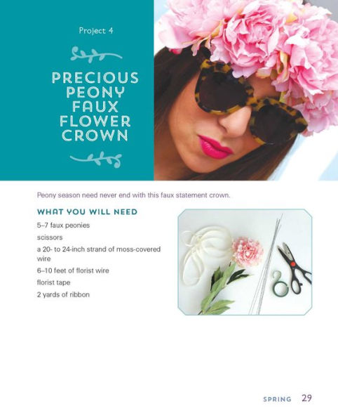 Flower Crowns: 30 Enchanting DIY Floral Creations by Christy Meisner  Doramus, Paperback