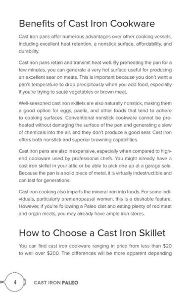 Cast Iron Paleo: 101 One-Pan Recipes for Quick-and-Delicious Meals plus Hassle-free Cleanup