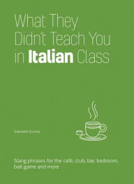 Title: What They Didn't Teach You in Italian Class: Slang Phrases for the Cafe, Club, Bar, Bedroom, Ball Game and More, Author: Gabrielle Euvino