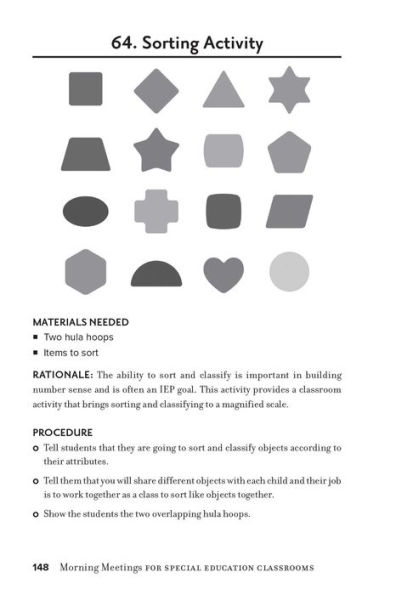 Morning Meetings for Special Education Classrooms: 101 Fun Ideas, Creative  Activities and Adaptable Techniques by Dr. Felicia Durden, Ed.D., Paperback